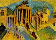 Ernst Ludwig Kirchner Brandenburger Tor oil painting artist